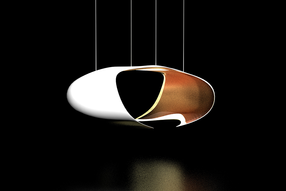 Lamp, ontworpen door Joachim Siegelman